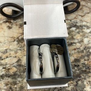 NWT Sterling Silver Hoop Earrings